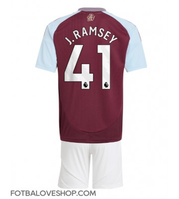 Aston Villa Jacob Ramsey #41 Dětské Domácí Dres 2024-25 Krátký Rukáv (+ trenýrky)
